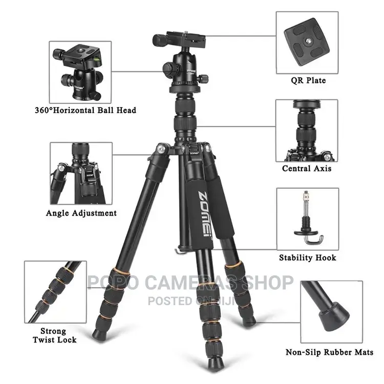 Zomei Q666 Pro Tripod With Monopod