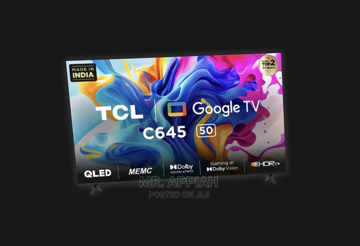 Original TCL(50C645)50 Inch QLED Smart Tv