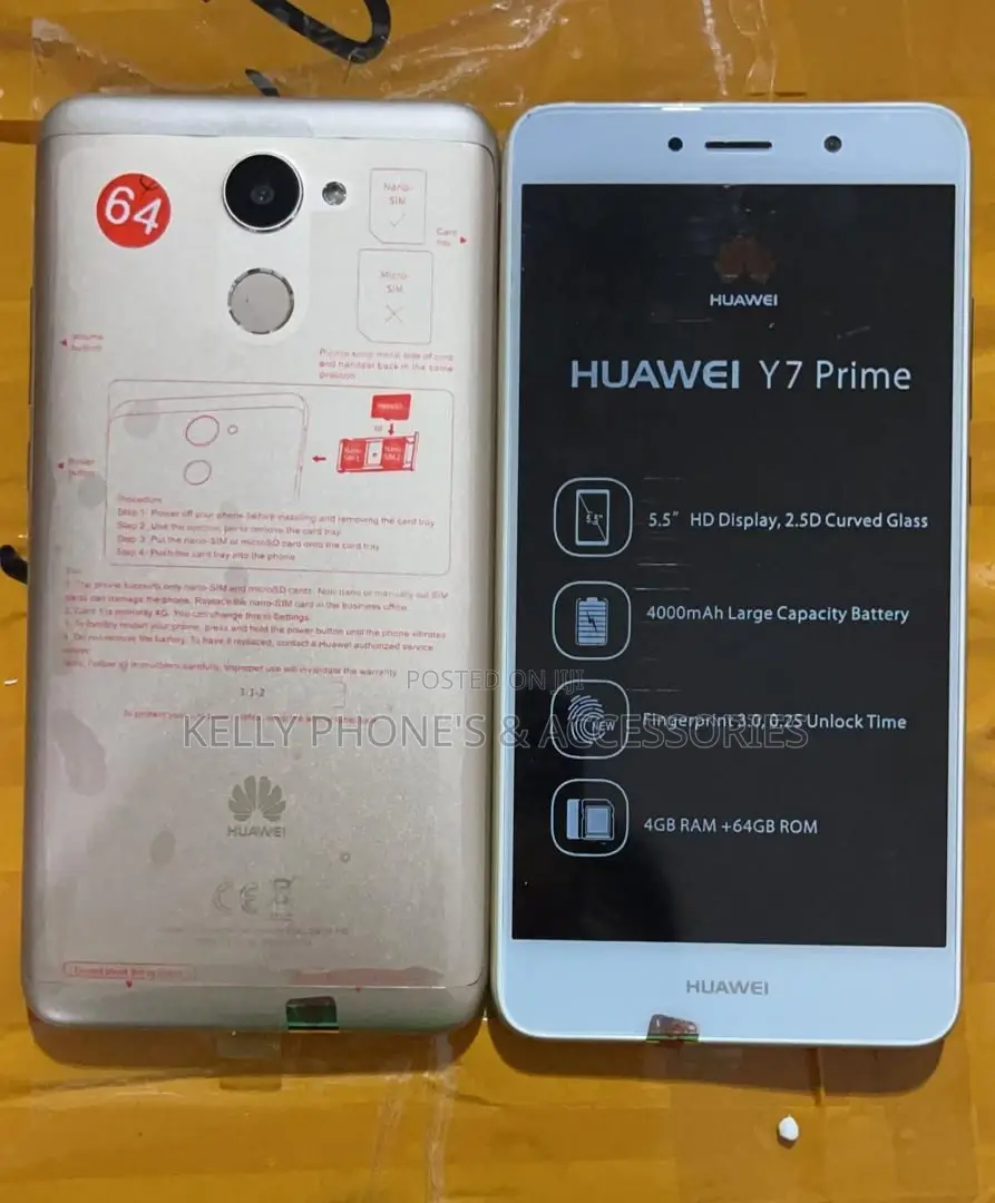 Huawei Y7 Prime 64 GB Gold