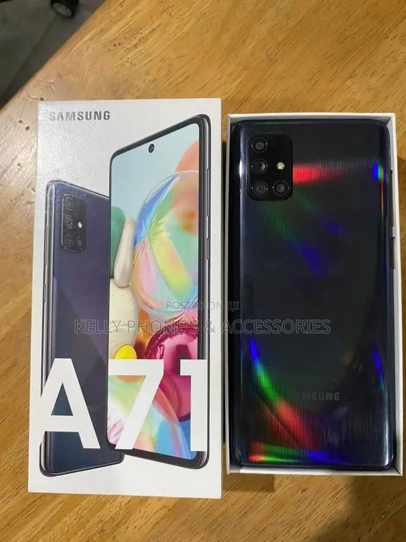 New Samsung Galaxy A71 5G UW 128 GB Black