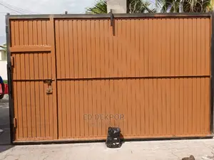 Gold Brown Gate
