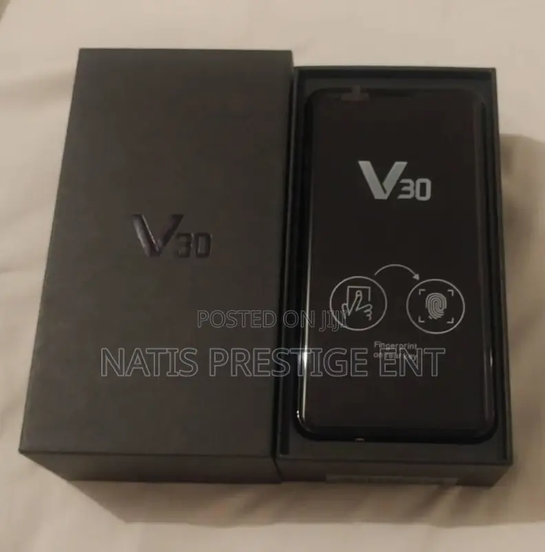 New LG V30 64 GB Black