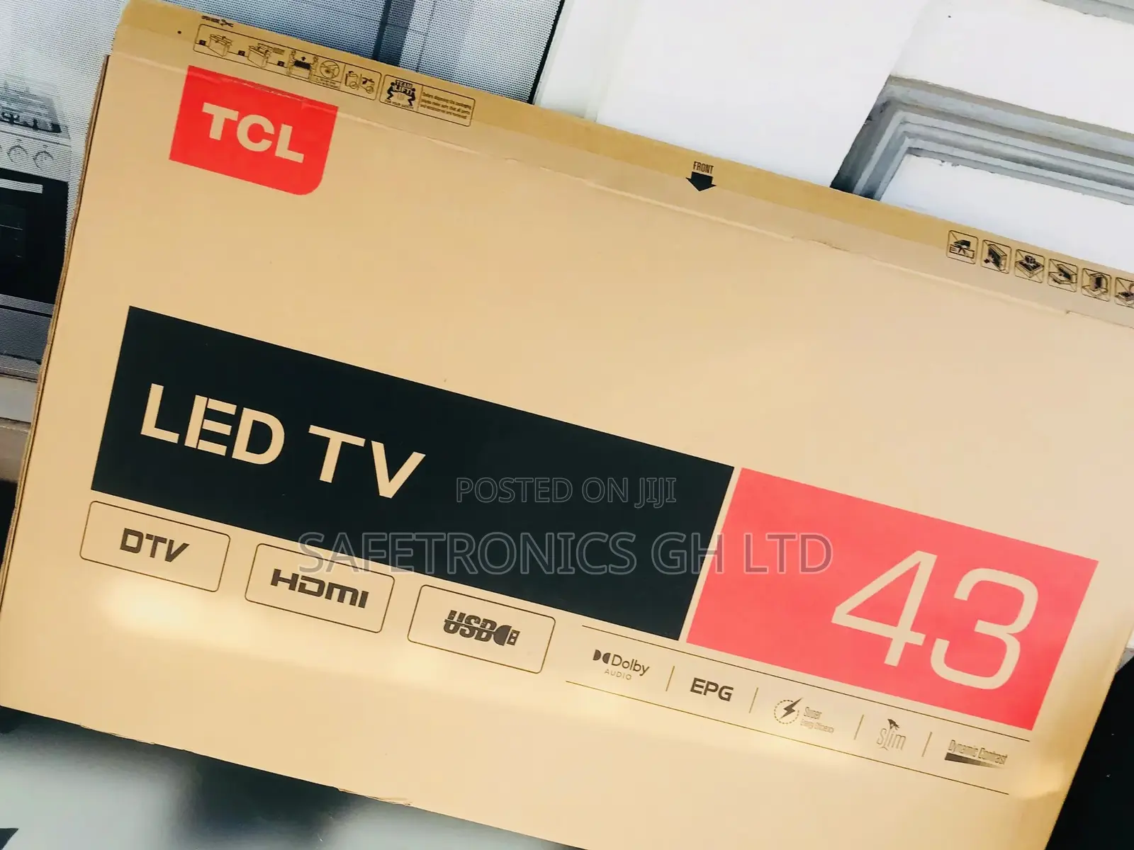Long Lasting Durability TCL LED P635 43 Inches Glossy