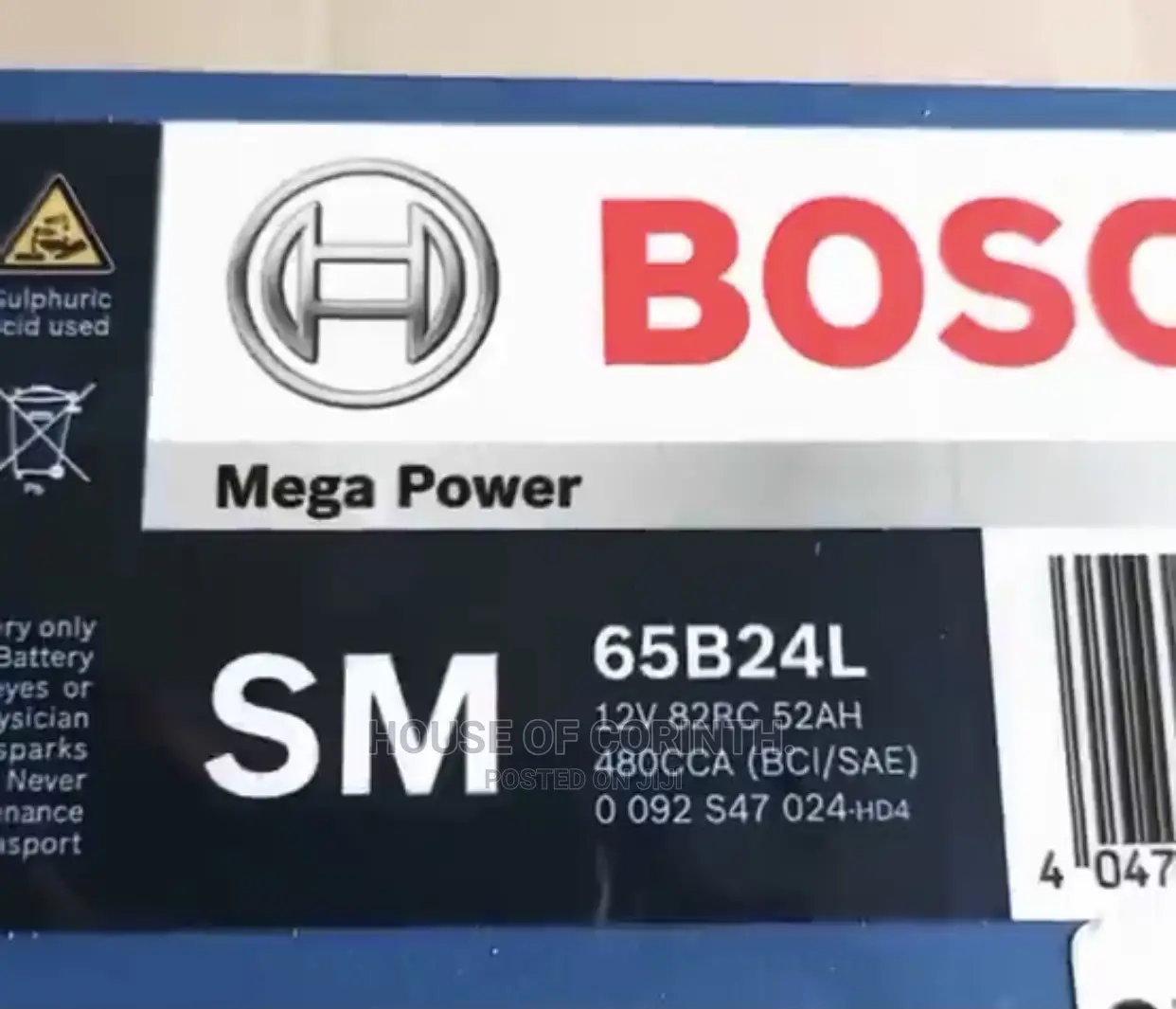 11 Plates (52ah) Battery - Bosch