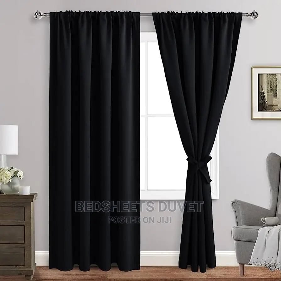 Luxurious Black Curtains