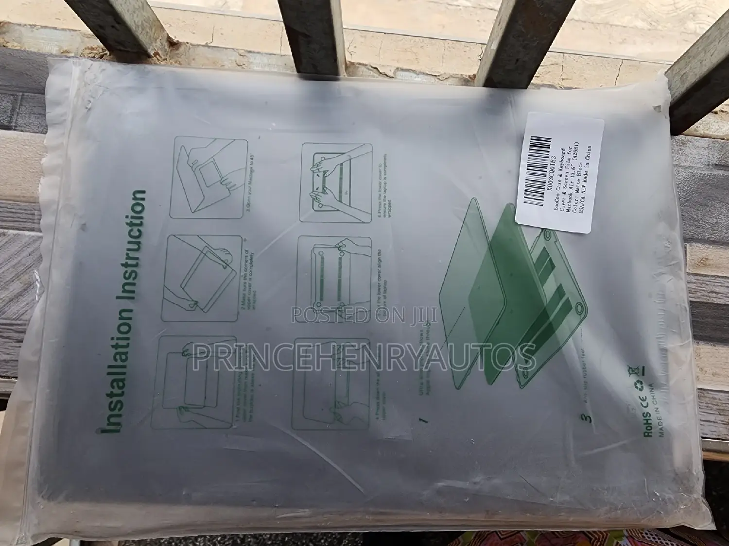 Eoocoo Macbook Air 13.6 Case + Keyboard + Screen Protector