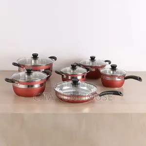 12pcs Stainless Steel Family Cookware