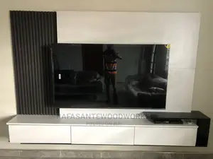 RAF TV Unit With Lights and Well Panel