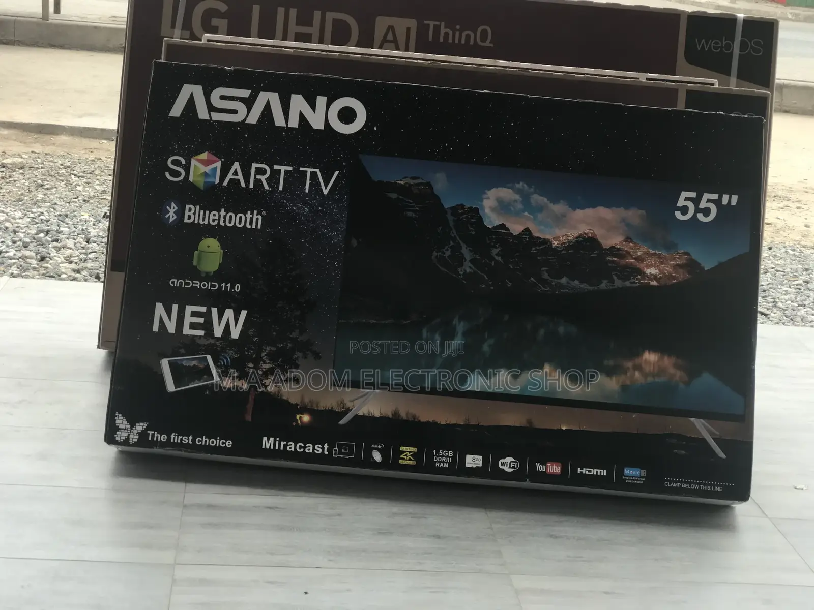 Ultra Asano 55" UHD Smart Satellite TV