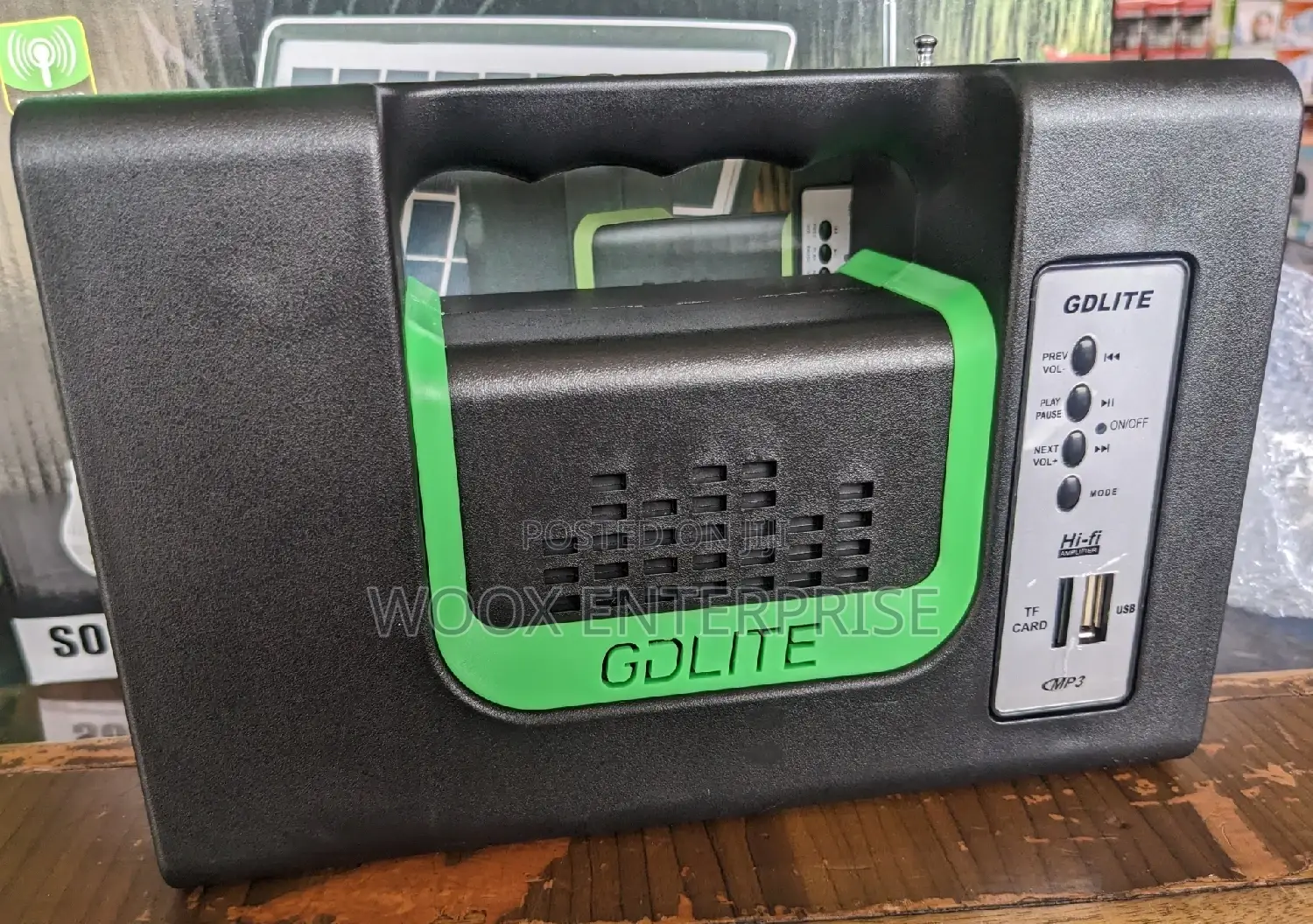 Solar Music Box With Lamp(Bluetooth FM)