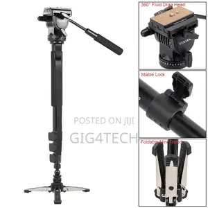 YUNTENG VCT-588 Tripod Monopod Extendable Telescoping