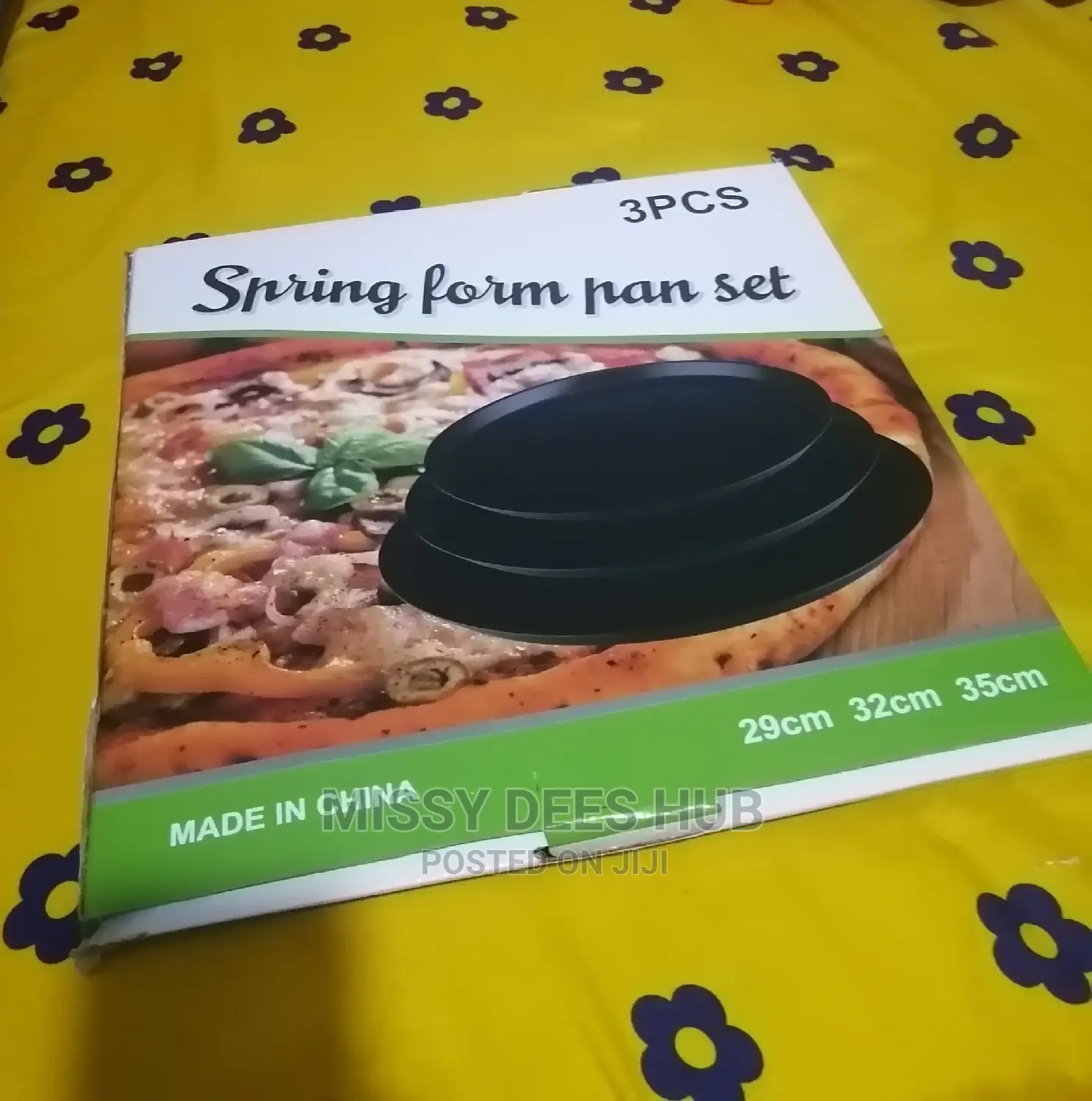 3pcs Pizza Pan - 29cm/32cm/ 35cm