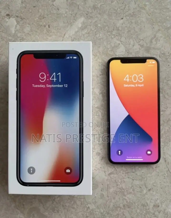 New Apple iPhone X 256 GB Black