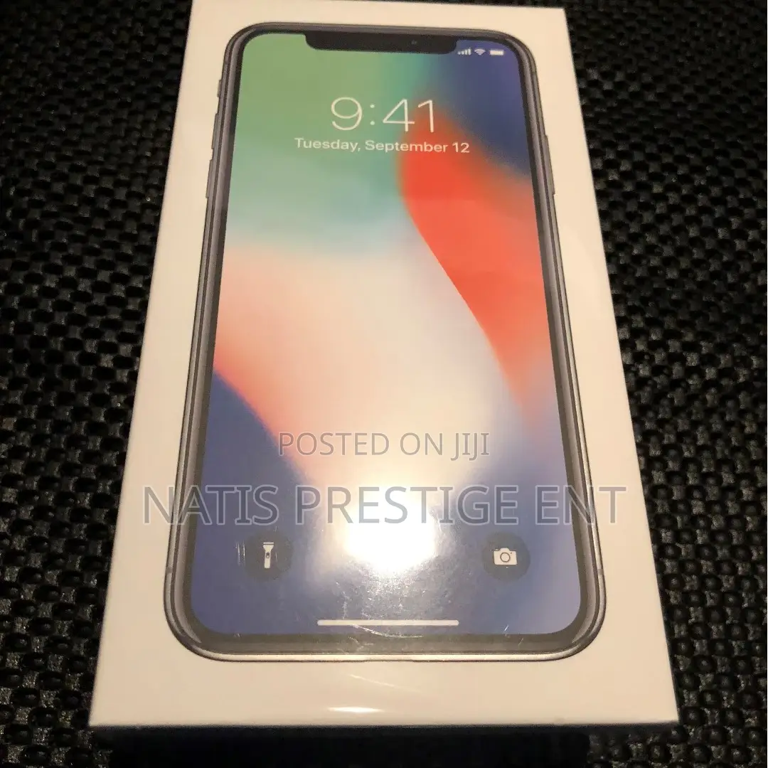 New Apple iPhone X 256 GB Black