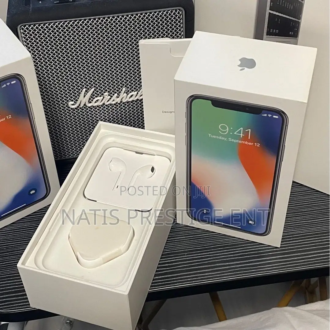 New Apple iPhone X 256 GB Black