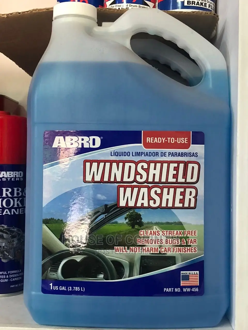 Windshield Washer Fluid - Abro 4L