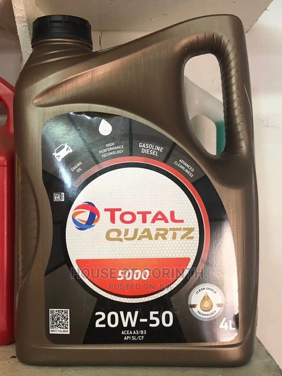 Quartz 5000 Total 20w50 Engine Oil - 4l