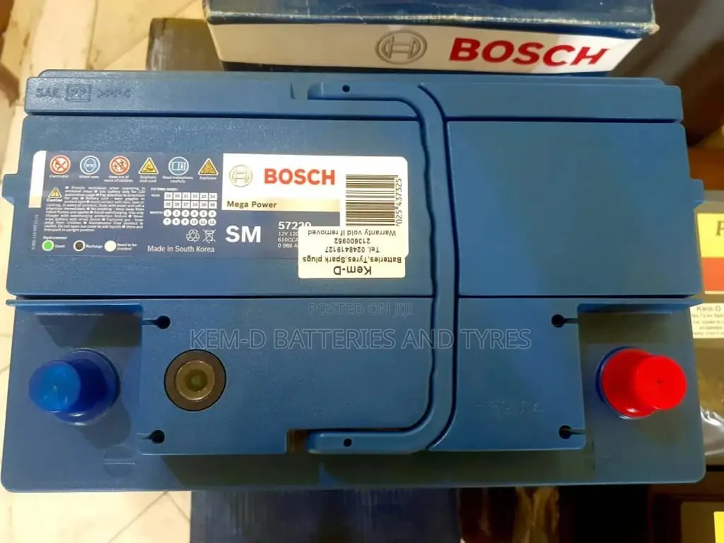 Original Bosch Batteries - 15 Plates 72ah + Free Delivery
