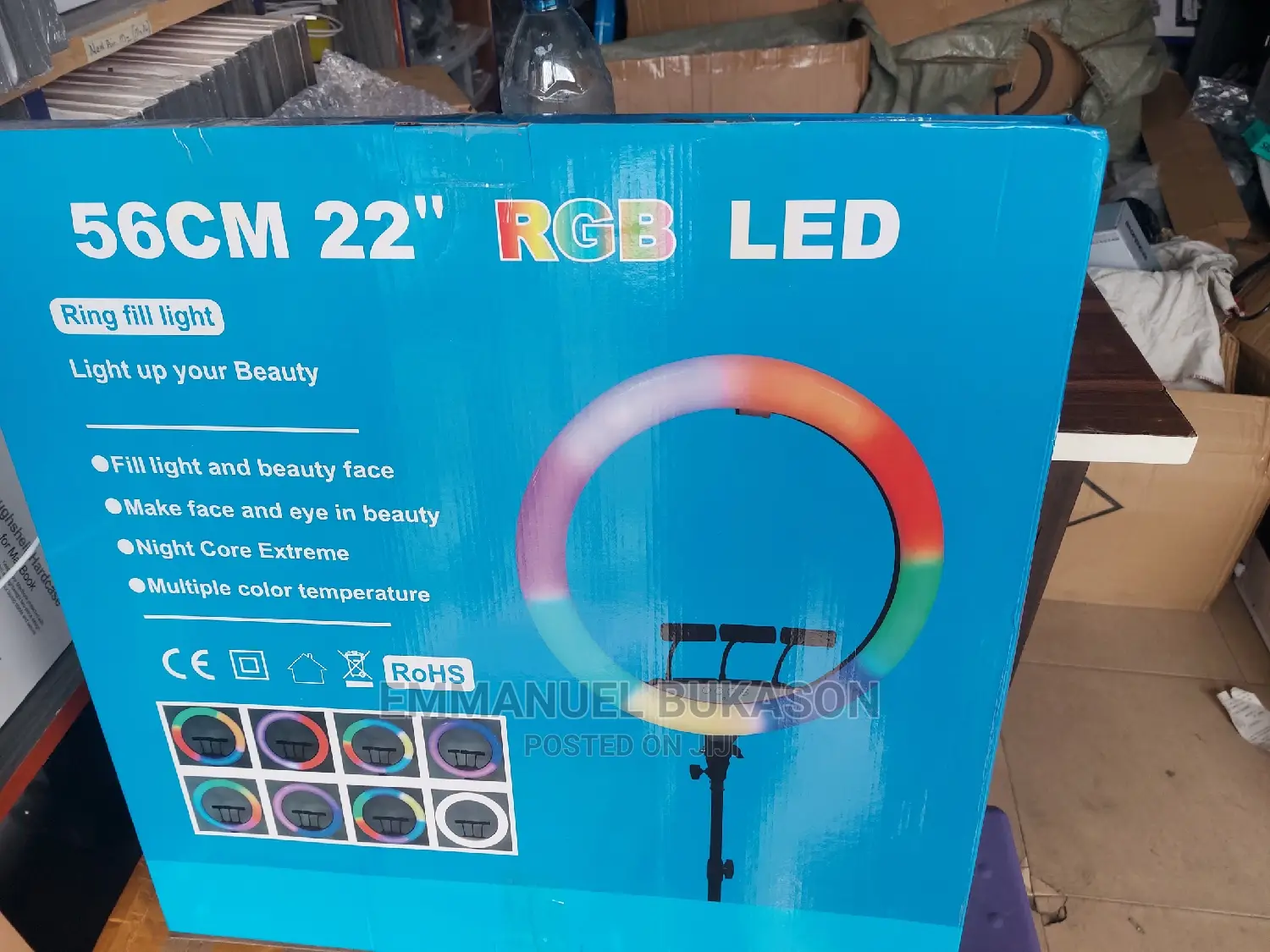 22inches RGB Multi Coloured Ringlight