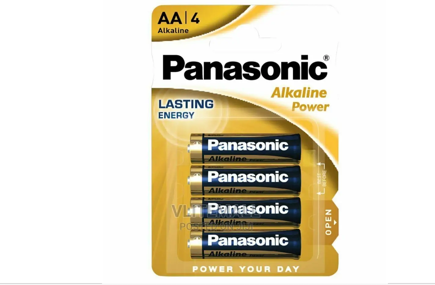 Panasonic Alkaline Power AA Batteries 4 Pack (4 Piece)