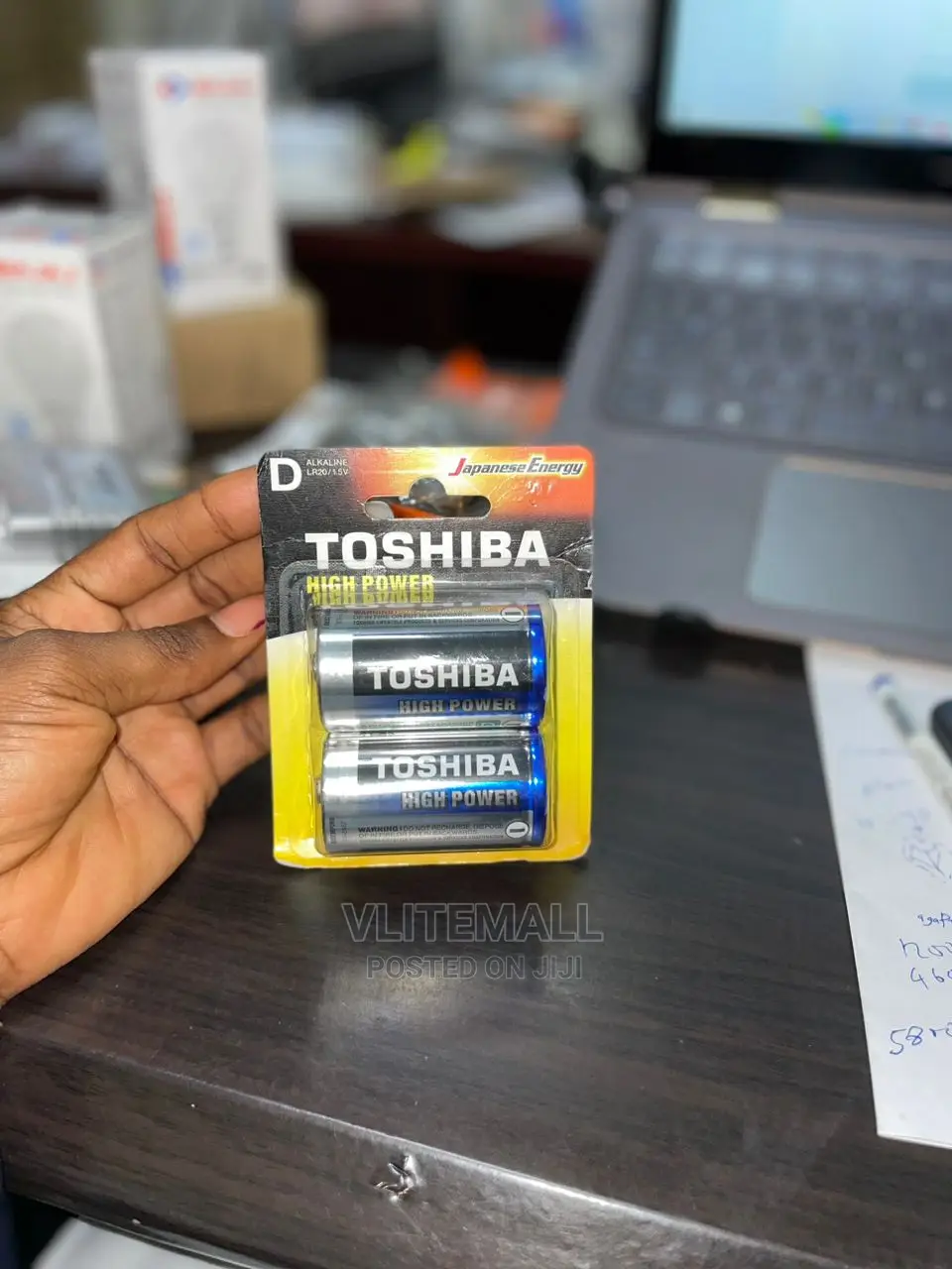 1.5V High Power Alkaline D Size Battery Toshiba LR20