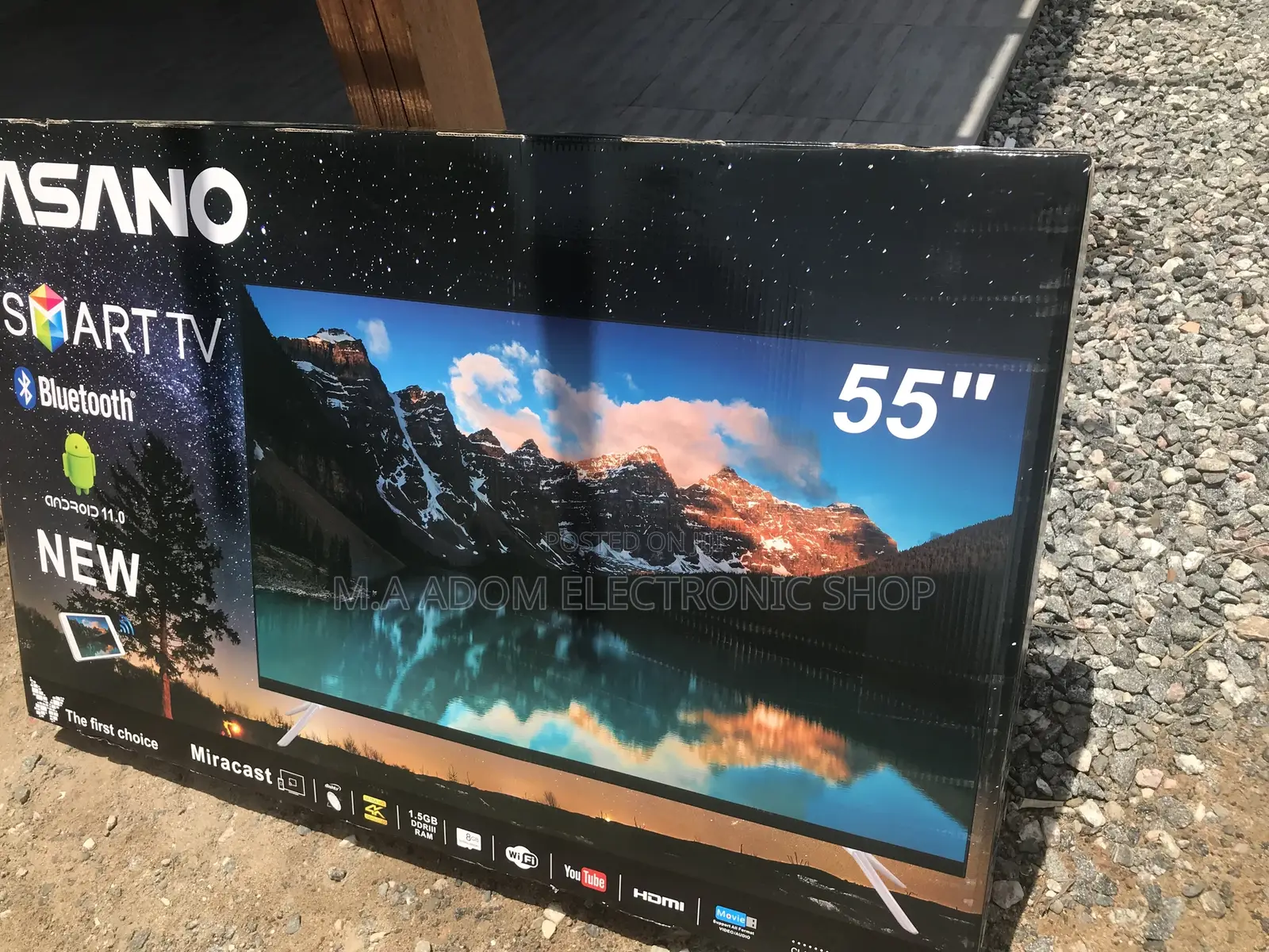 Get Better Asano 55′′ UHD Smart Satellite TV
