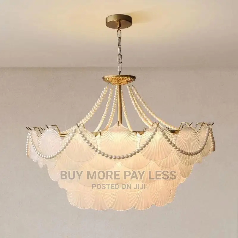 Golden Crystal Chandelier