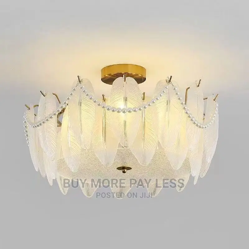 Golden Crystal Chandelier