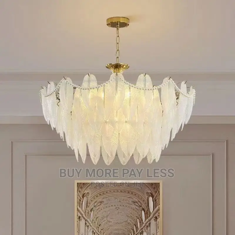 Golden Crystal Chandelier