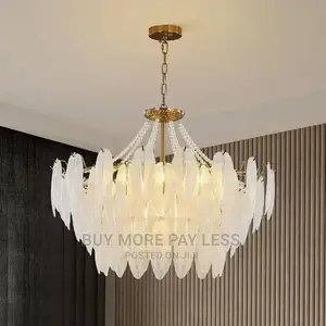Golden Crystal Chandelier