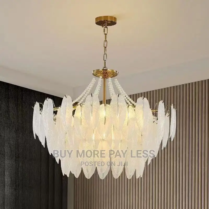 Golden Crystal Chandelier