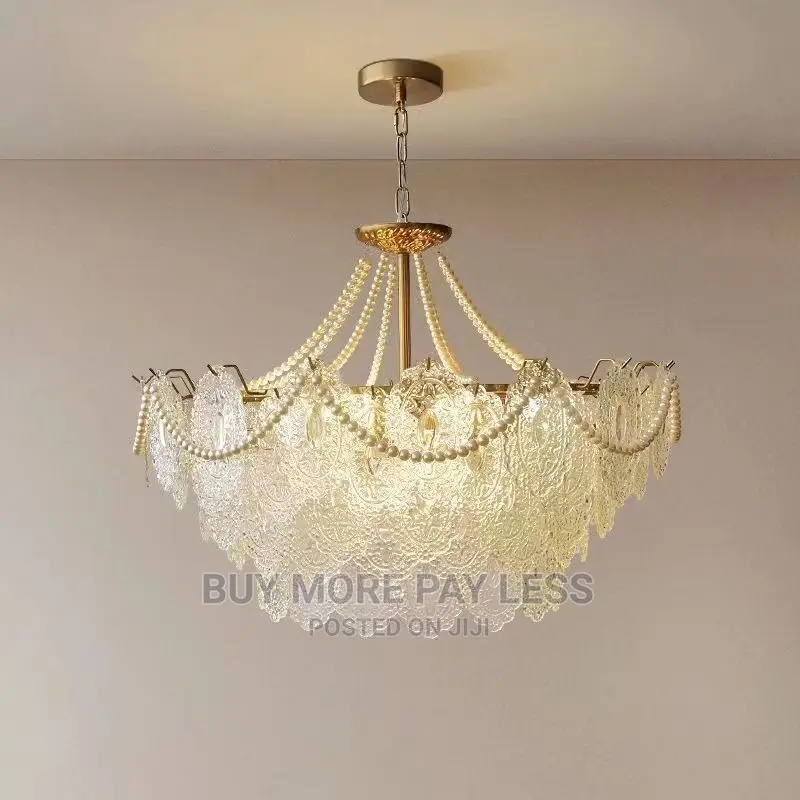 Golden Crystal Chandelier