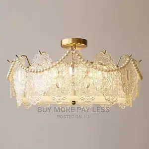 Golden Crystal Chandelier
