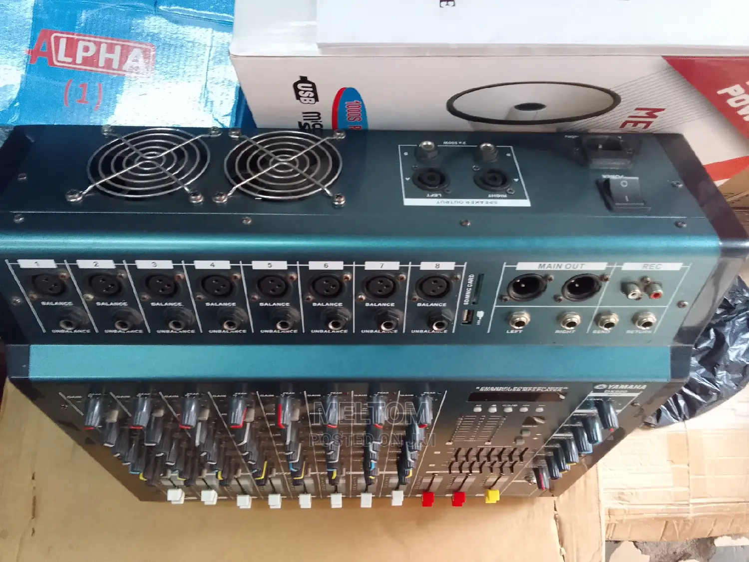 8 Channel Powered Mixer