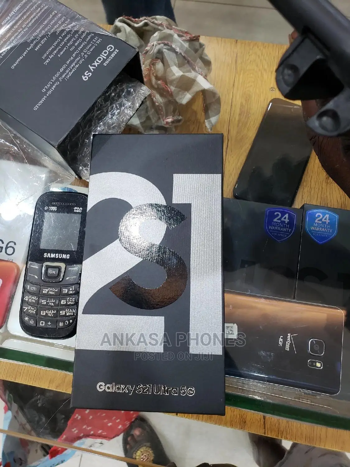 New Samsung Galaxy S21 Ultra 5G 128 GB Silver