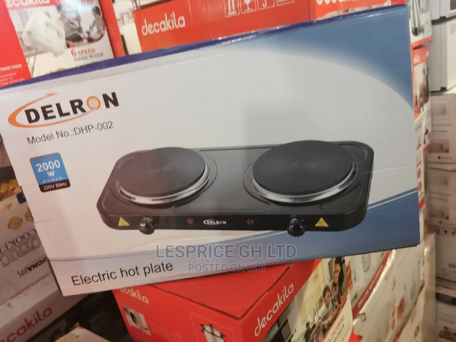 Delron DHP- 2 Burner Hot Plate – 2000W