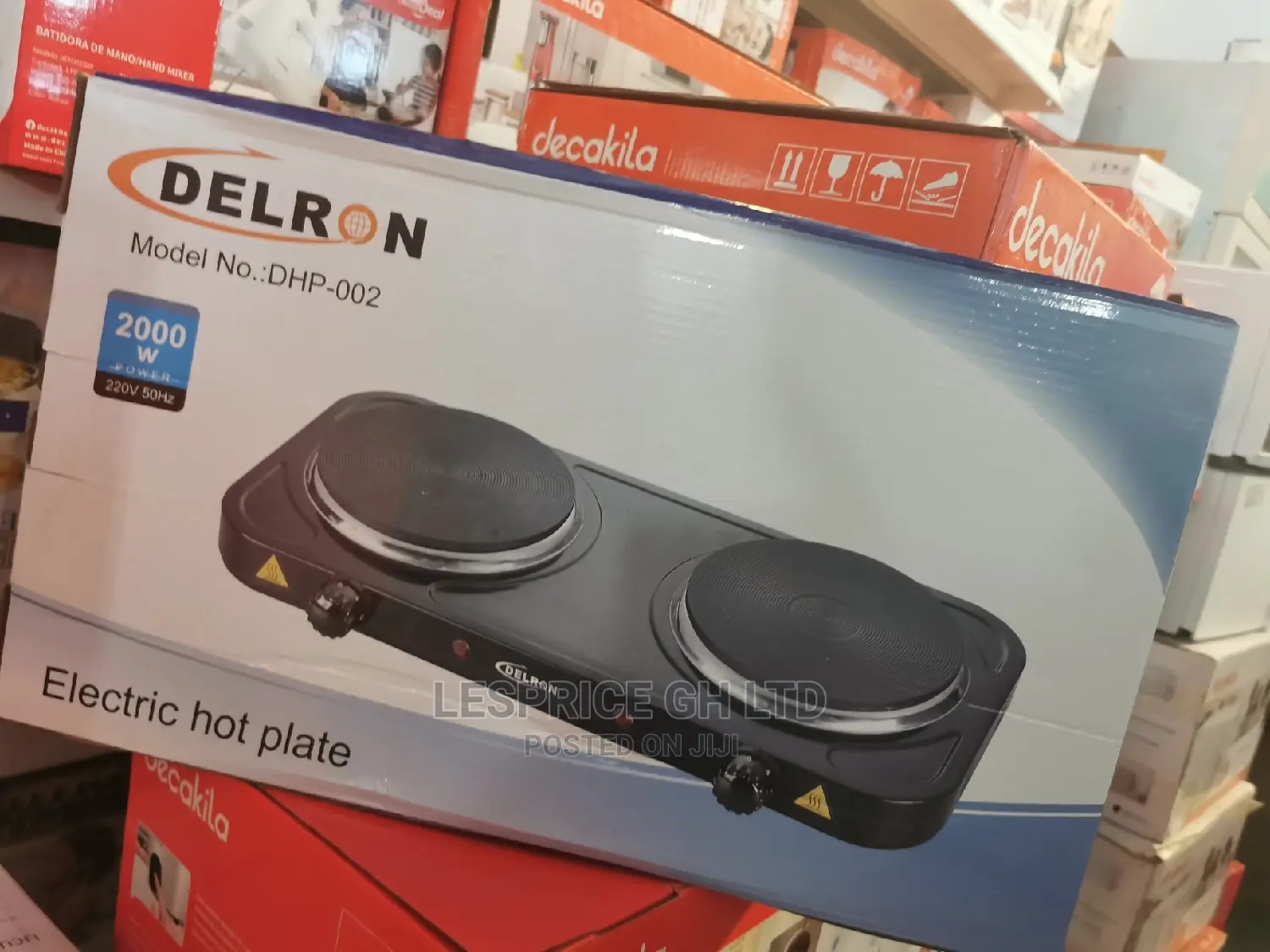 Delron DHP- 2 Burner Hot Plate – 2000W