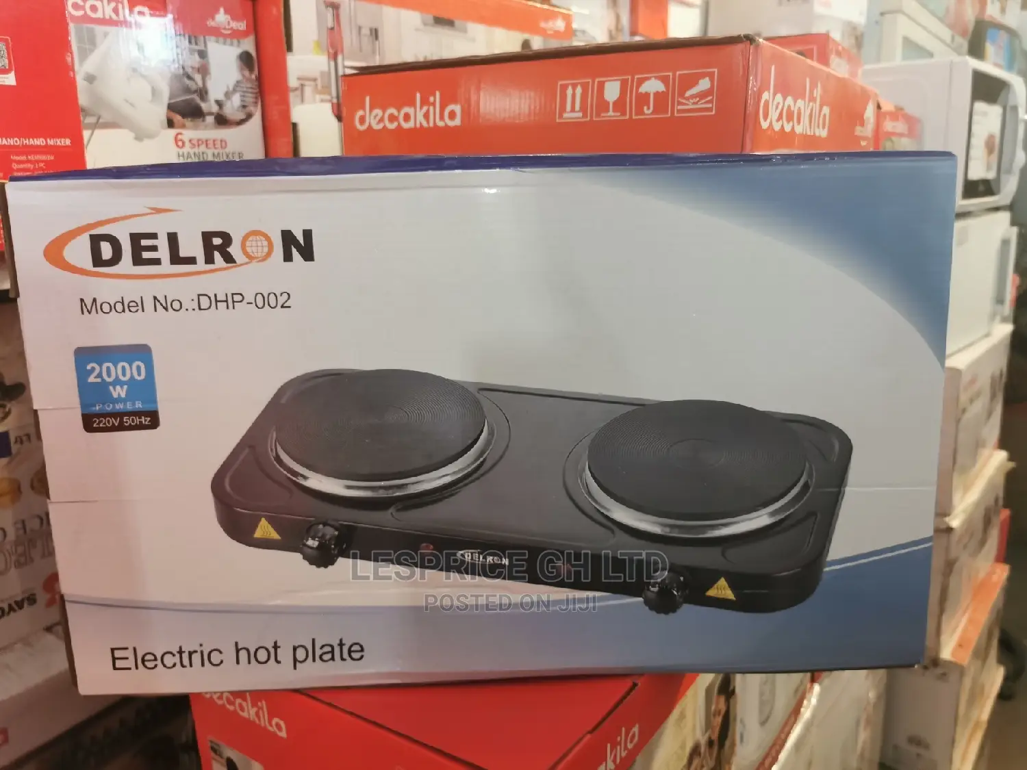Delron DHP- 2 Burner Hot Plate – 2000W