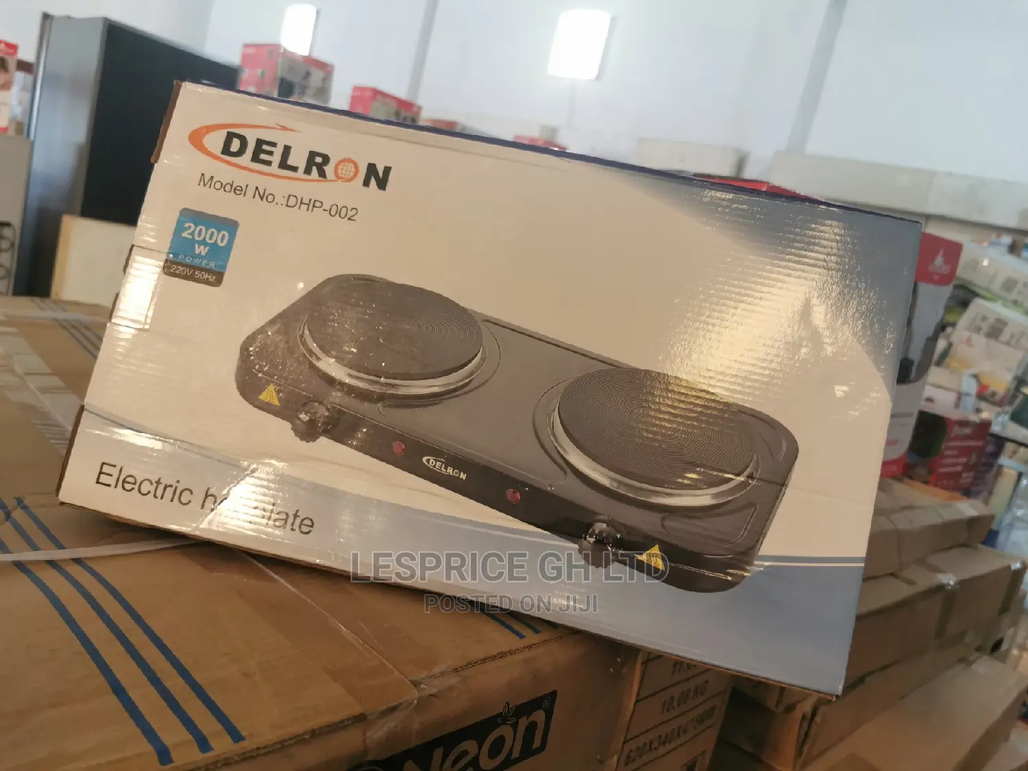 Delron DHP- 2 Burner Hot Plate – 2000W