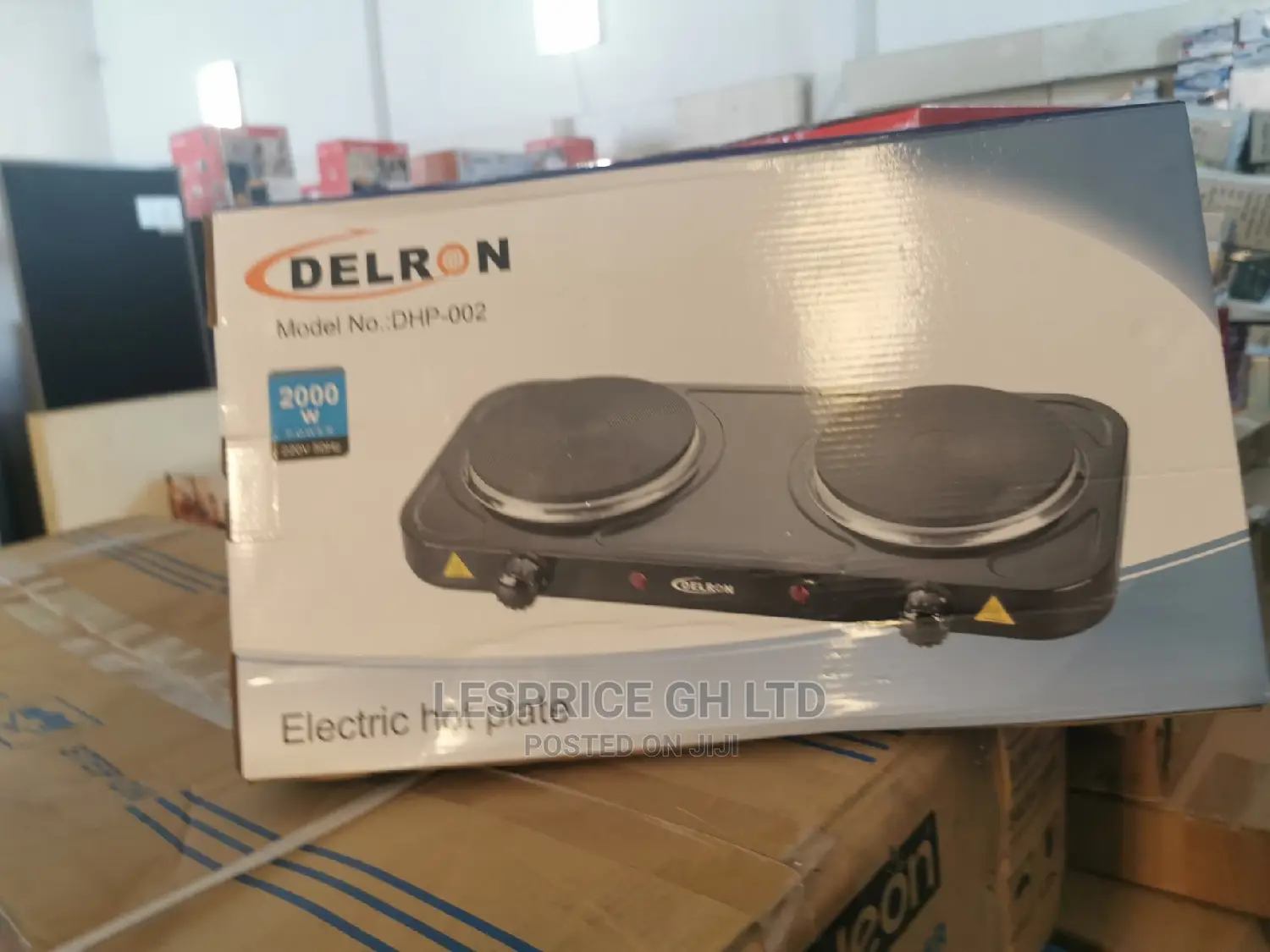 Delron DHP- 2 Burner Hot Plate – 2000W