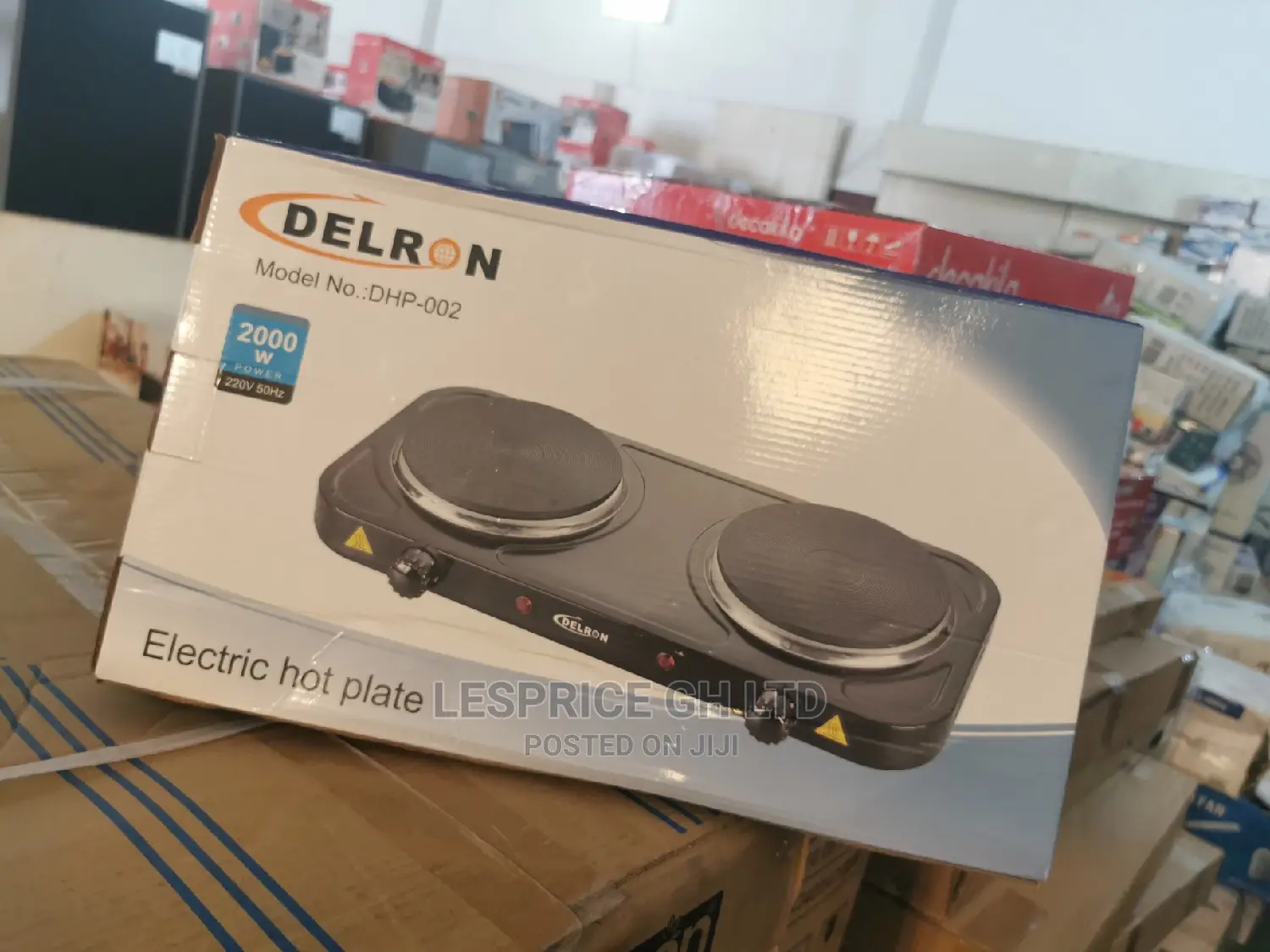 Delron DHP- 2 Burner Hot Plate – 2000W