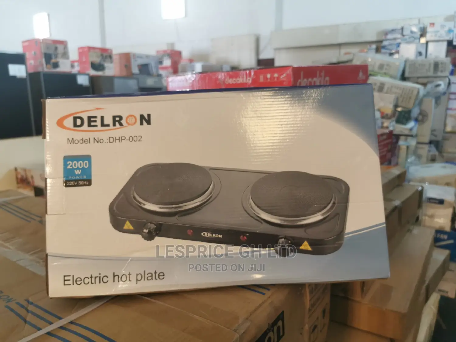 Delron DHP- 2 Burner Hot Plate – 2000W