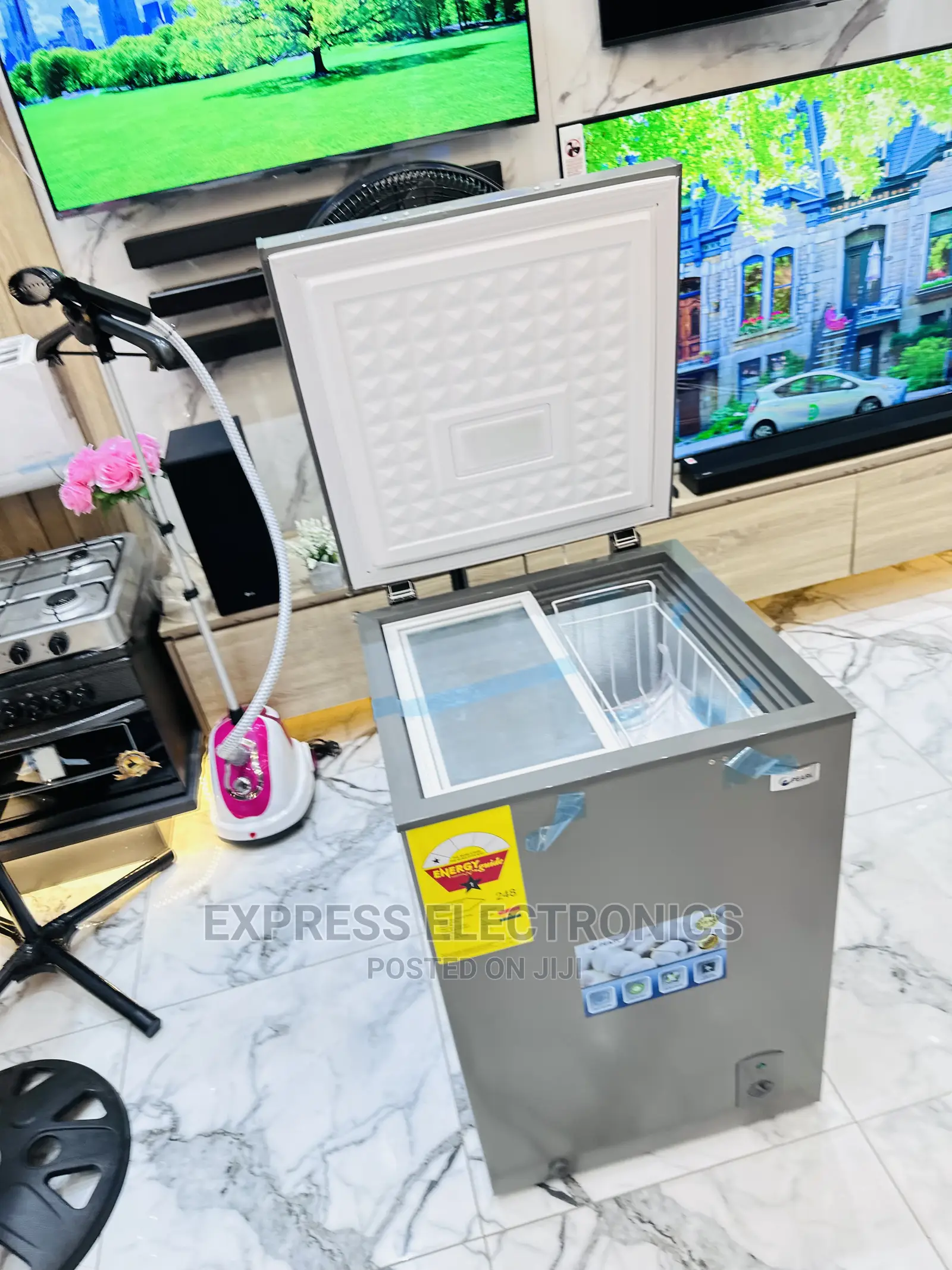 Super Cooling 100L Chest Freezer Single Door Pearl