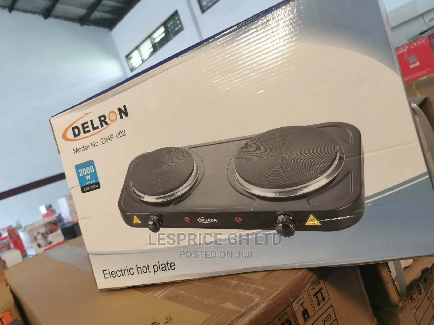 Delron DHP- 2 Burner Hot Plate – 2000W