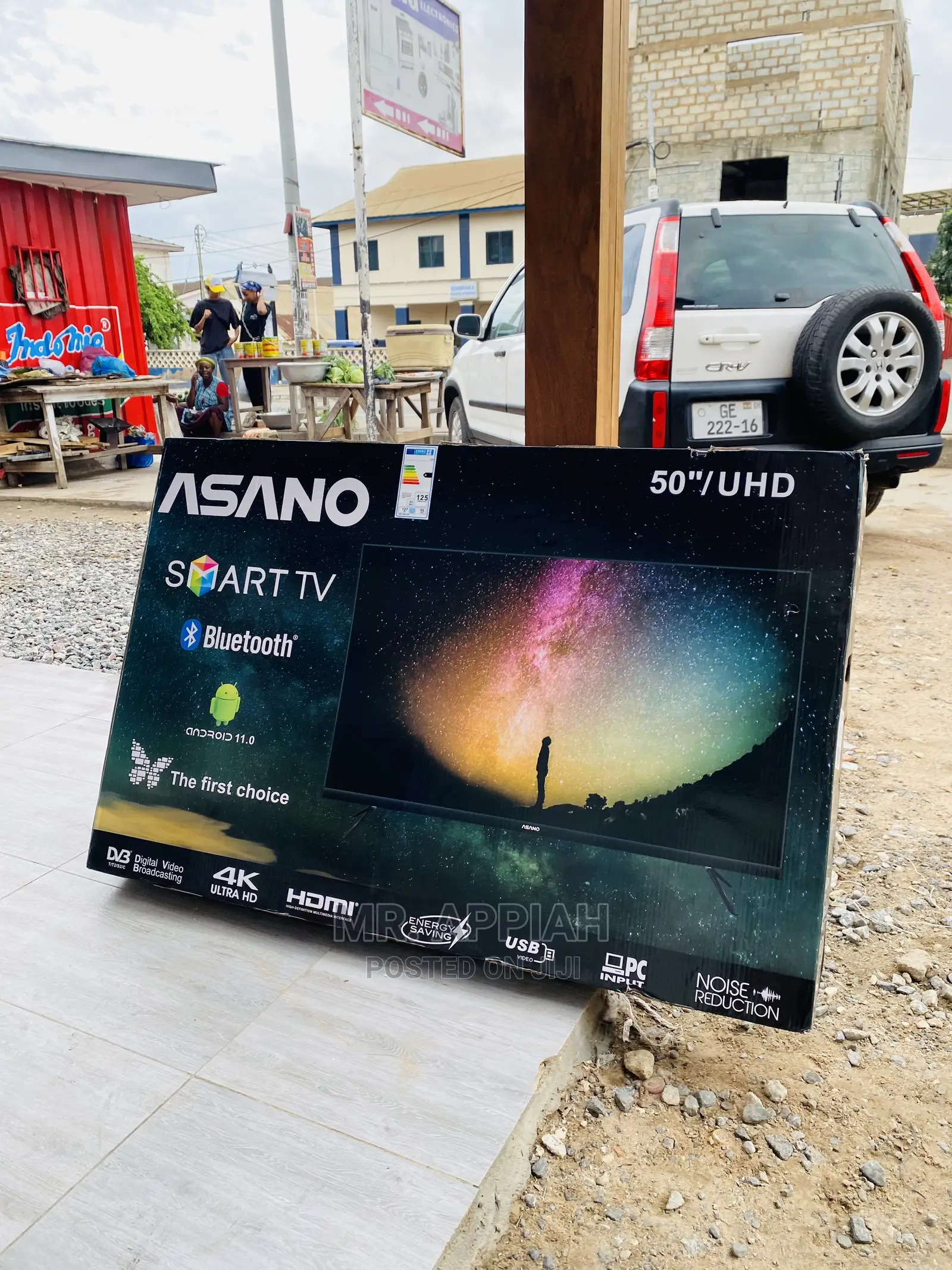 Original Asano Smart Led Tv(50inch /Uhd) $