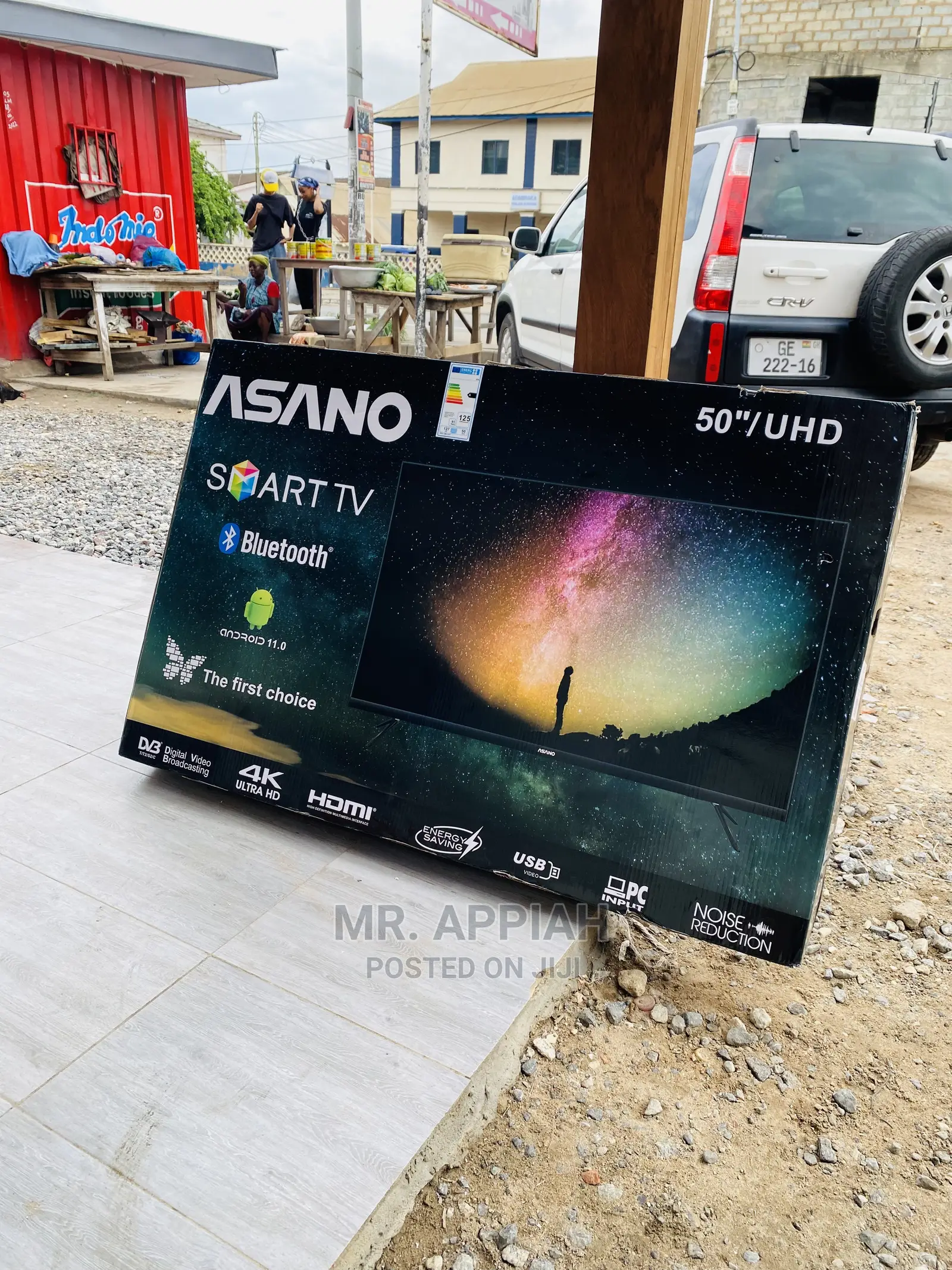 Original Asano Smart Led Tv(50inch /Uhd) $