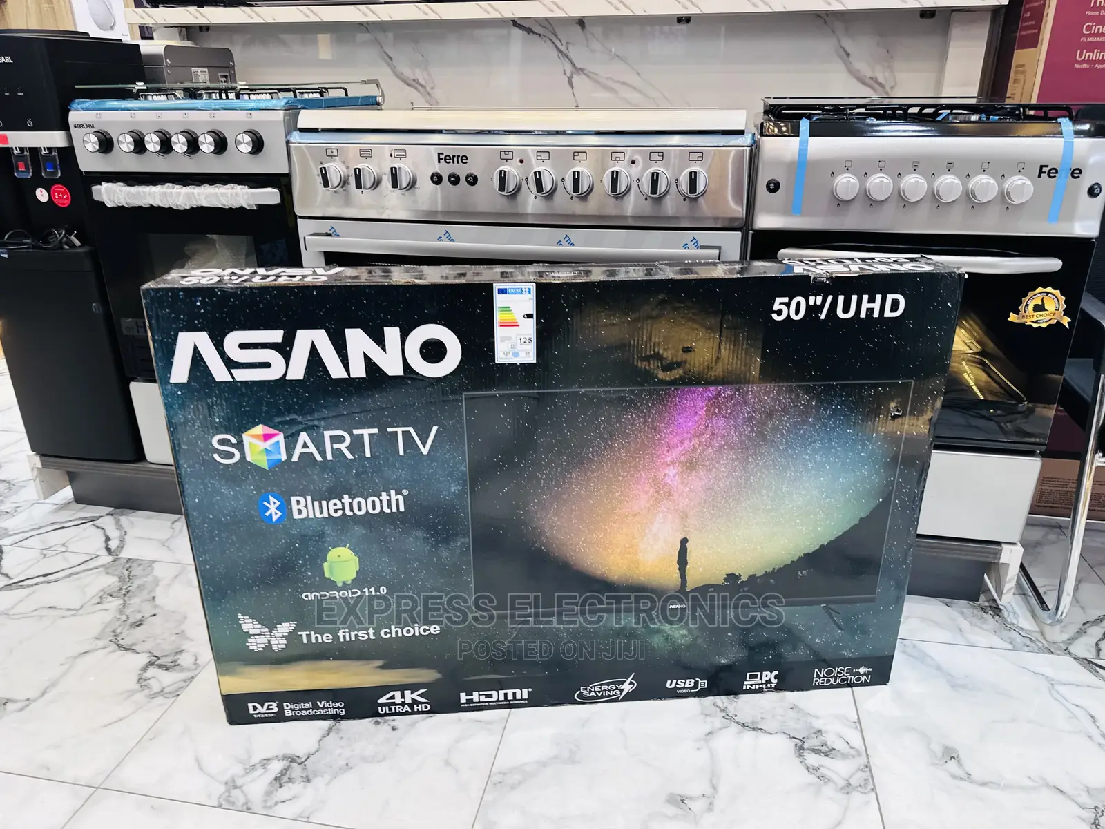 Perfect Sleek Asano 50”Uhd Smart Android Tv