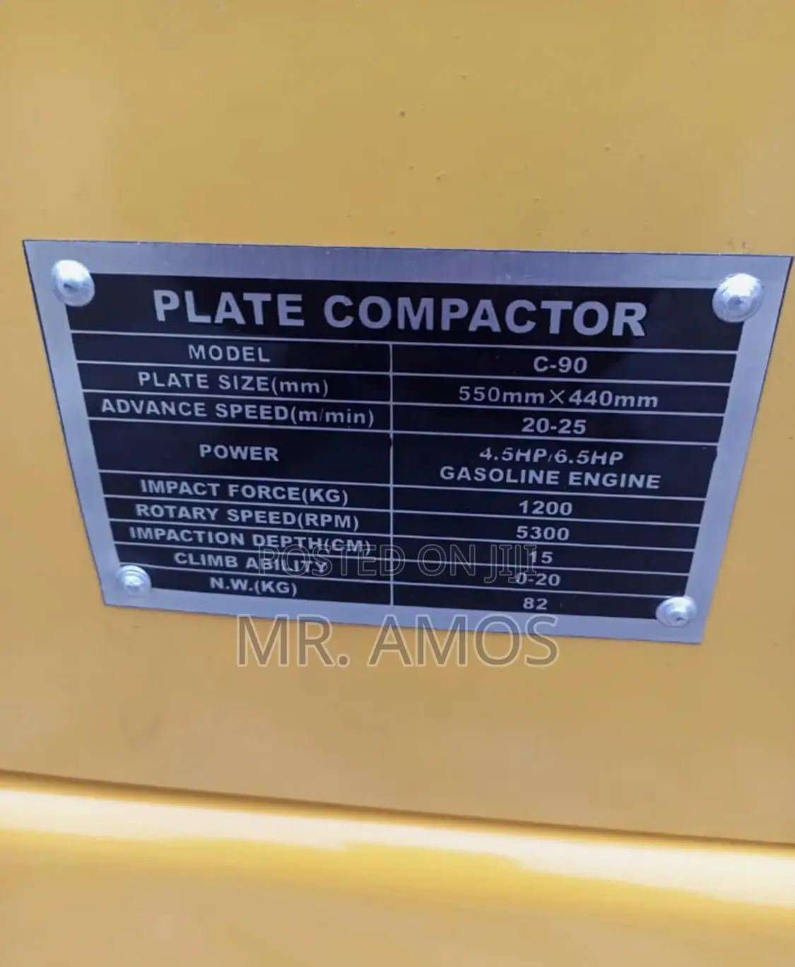 Robin 65kg 5.0hp Gasoline Plate Compactor