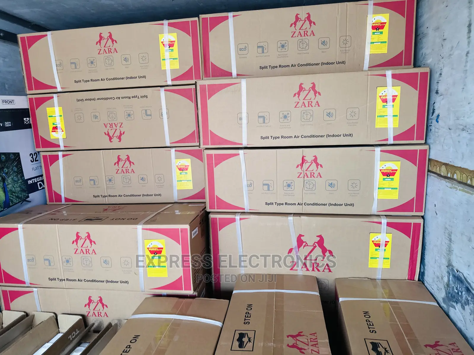 Easy to Install Split Zara White AC R410 Gas -.5hp