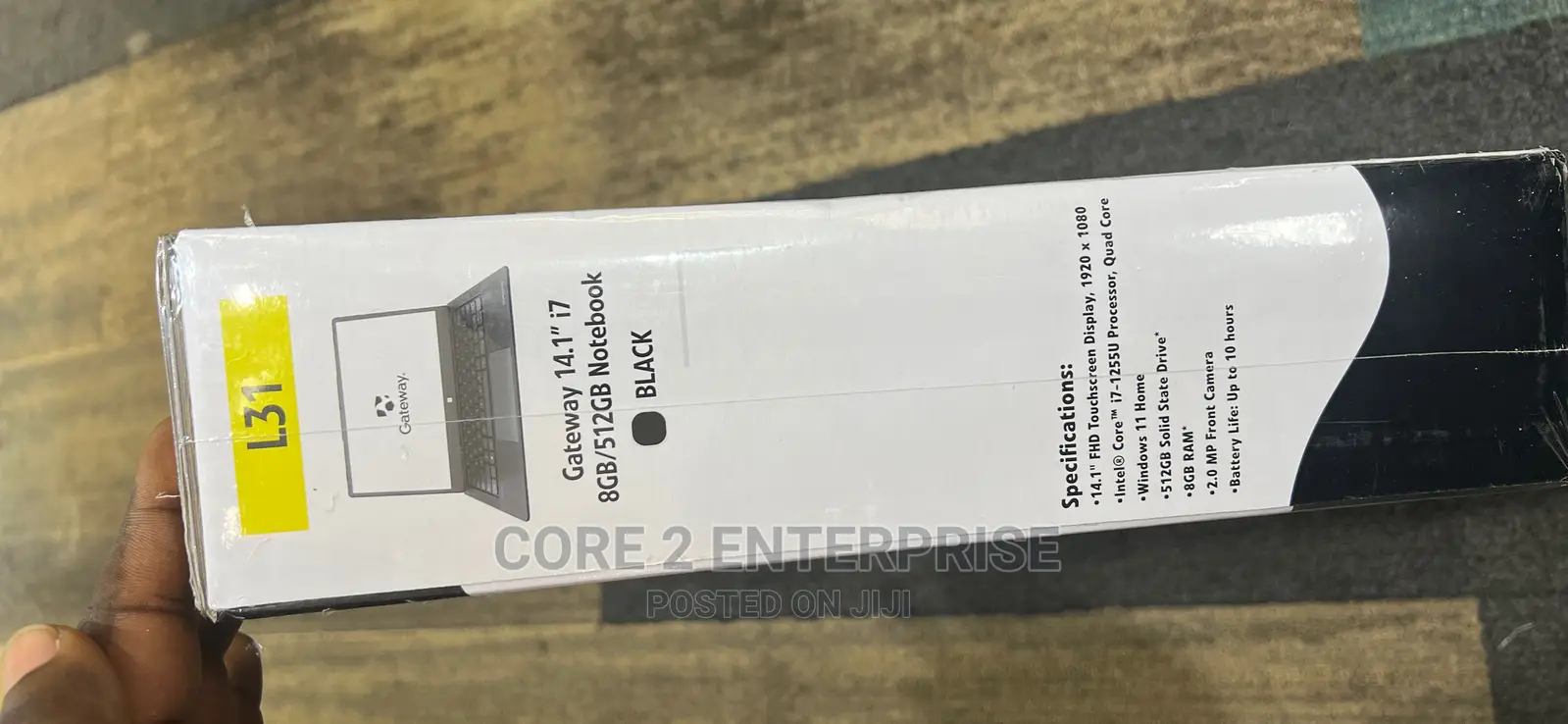 New Laptop Gateway CX2619 8GB Intel Core I7 SSD 512GB
